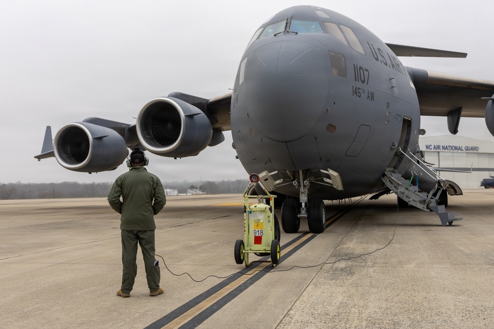 156th Airlift Squadron and 156th Aeromedical Evacuation Squadron participate in training sortie