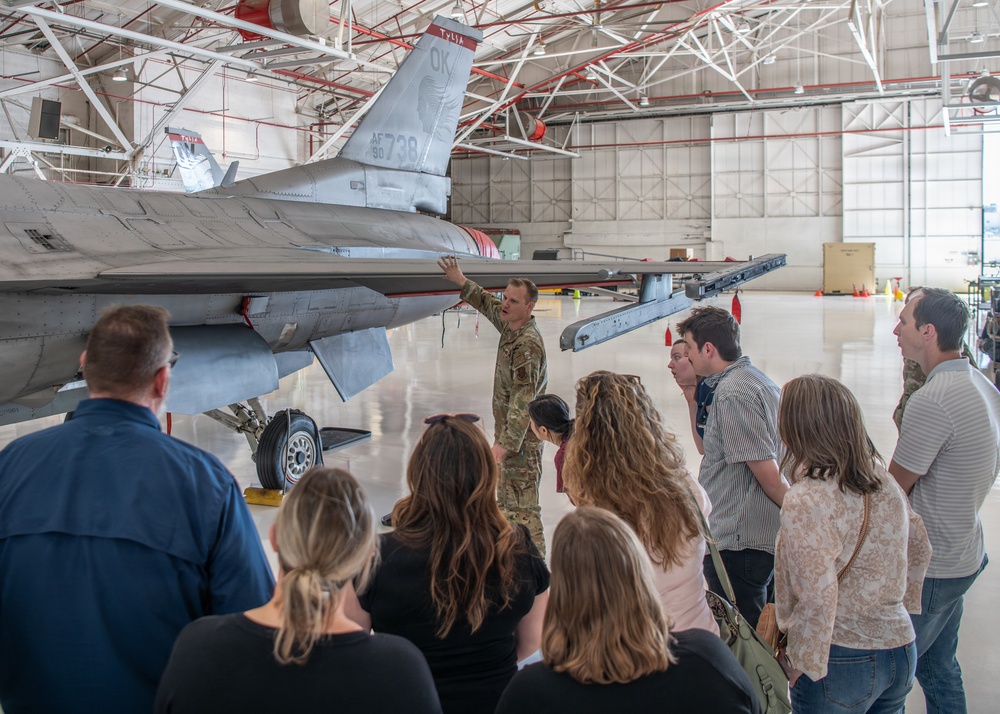 Oklahoma State Bureau of Investigation Visits 138th Fighter Wing