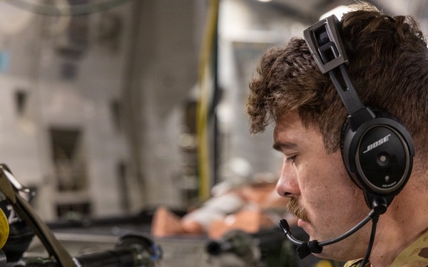 156th Airlift Squadron and 156th Aeromedical Evacuation Squadron participate in training sortie