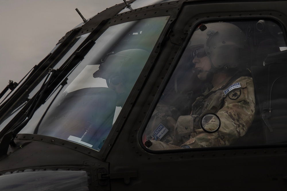 U.S. and Swiss forces conduct sling-load training in Kosovo