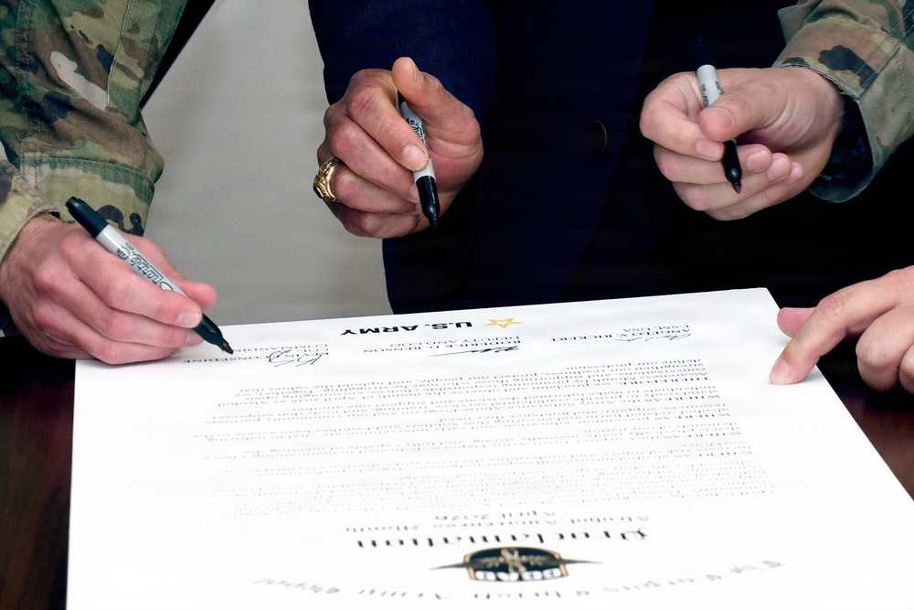 PROCLAMATION SIGINING