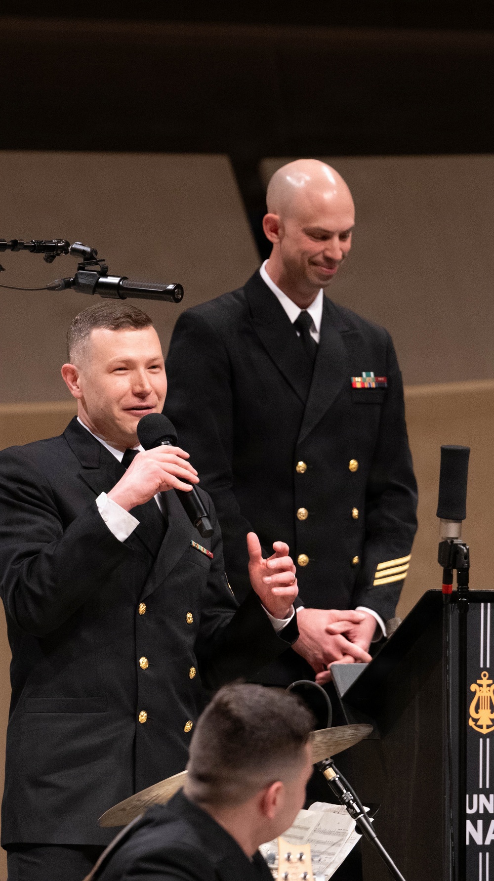 The U.S. Navy Band Commodores perform at the 2026 National Trumpet Competition