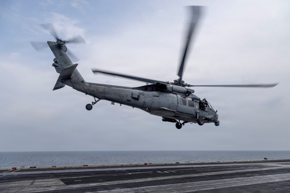 Abraham Lincoln Conducts Flight Operations