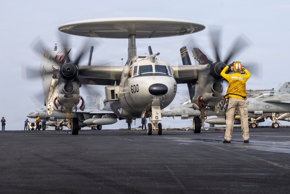 Abraham Lincoln Conducts Flight Operations