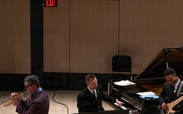 The U.S. Navy Band Commodores perform at the 2026 National Trumpet Competition