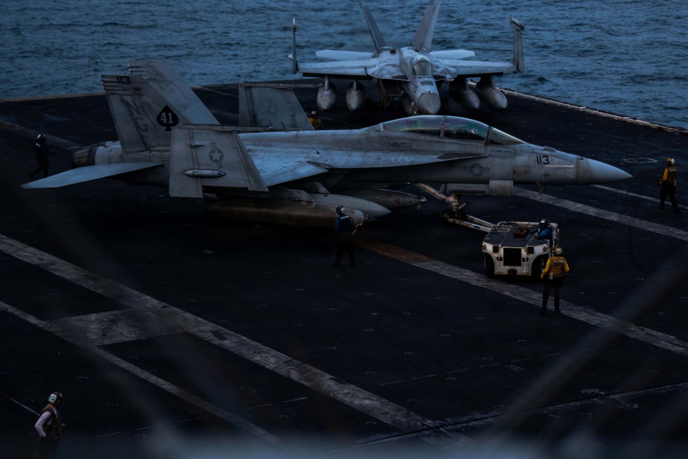 USS Abraham Lincoln (CVN 72) Conducts Flight Operations During Operation Epic Fury