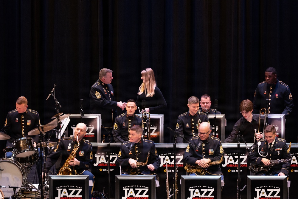 U.S. Army Jazz Ambassadors Perform at Coeur d'Alene Schuler Performing Arts Center in North Idaho College, Idaho