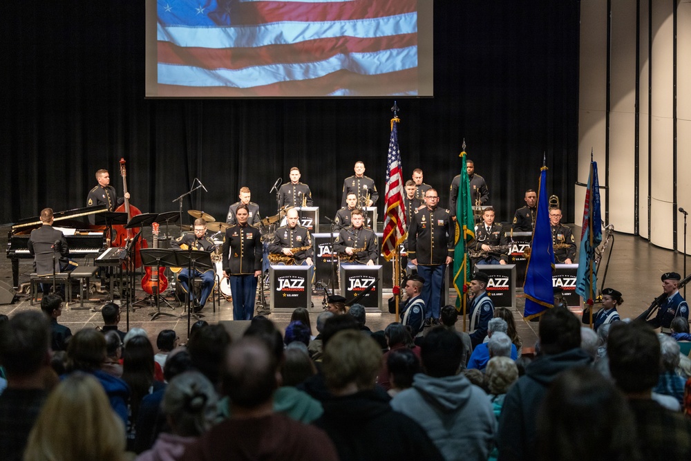 U.S. Army Jazz Ambassadors Perform at Clarkston, Washington in Clarkston High School