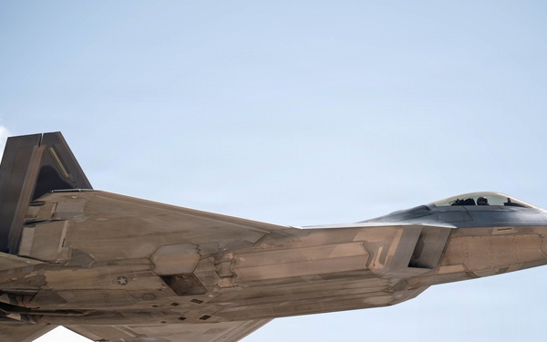 F-22 Raptors refuel during Operation Epic Fury