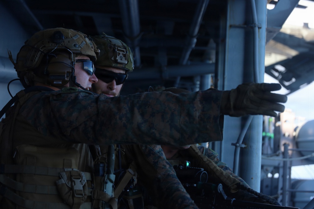 31st MEU | Lima Company participates in ship defense exercise aboard USS Tripoli