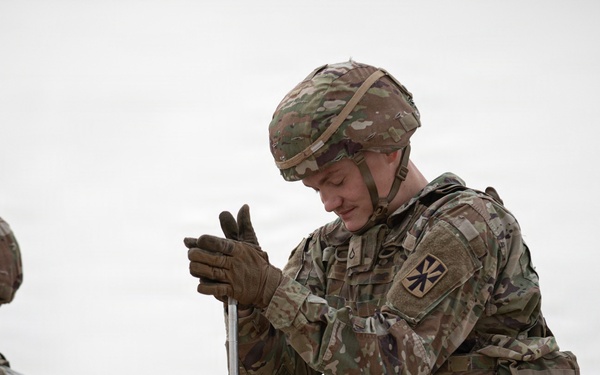 U.S. Soldiers conduct sustainment operations during Operation Epic Fury