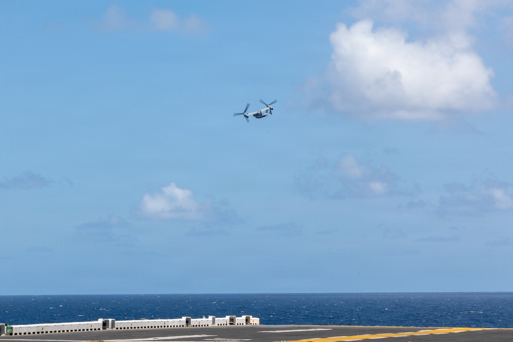 22nd MEU (SOC) | Flight Operations Aboard USS Iwo Jima