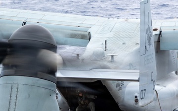 22nd MEU (SOC) | Flight Operations aboard USS Iwo Jima