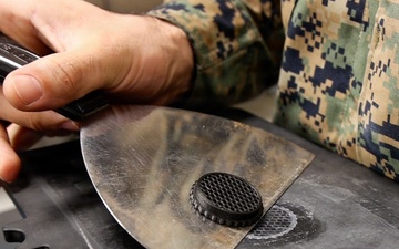 22nd MEU (SOC) | CLB 26 Operates the Tactical Fabrication Advance Manufacturing Kit (TACFAB)