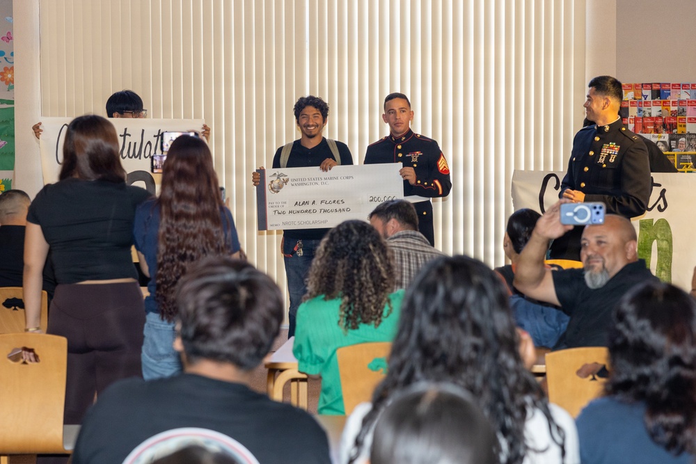 NROTC Scholarship Recipient: Alan Flores