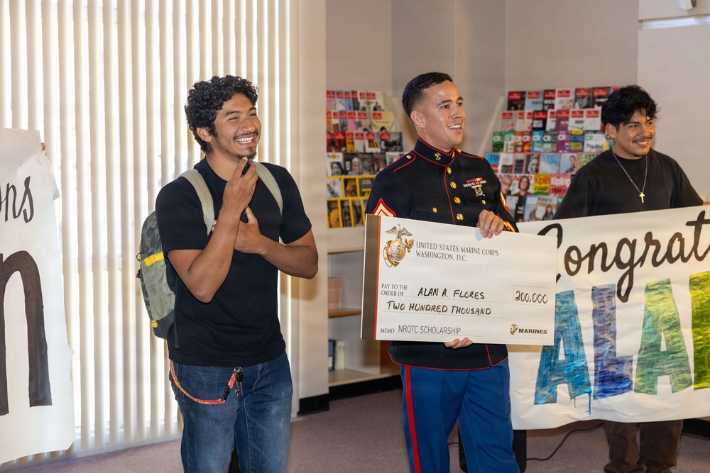 NROTC Scholarship Recipient: Alan Flores