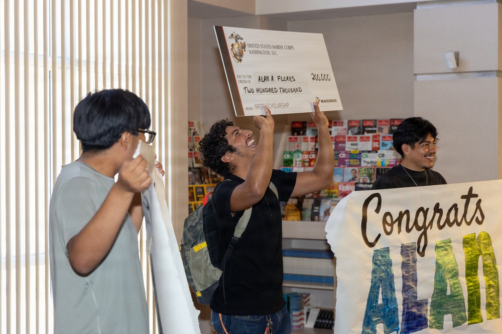 NROTC Scholarship Recipient: Alan Flores