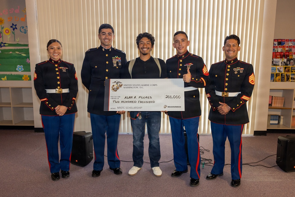 NROTC Scholarship Recipient: Alan Flores