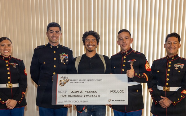 NROTC Scholarship Recipient: Alan Flores