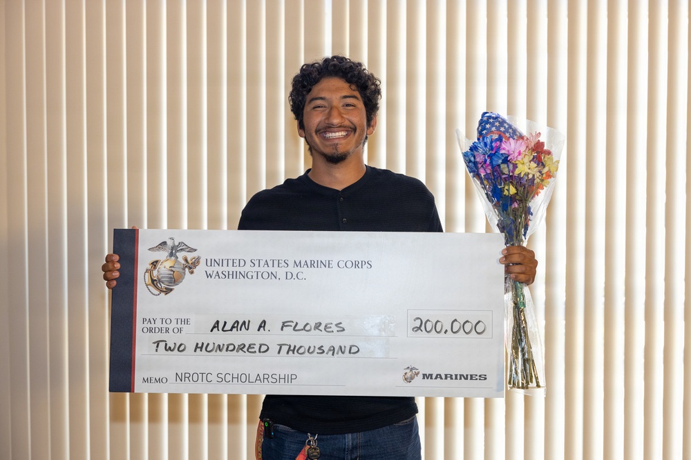 NROTC Scholarship Recipient: Alan Flores