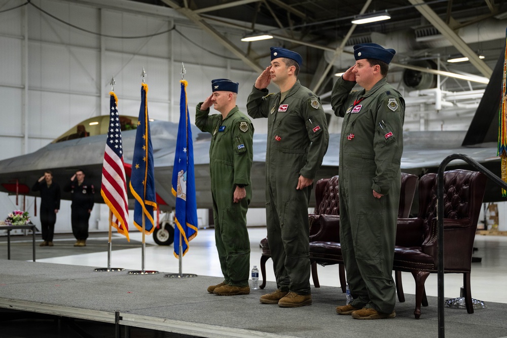 90th Fighter Squadron holds change of command