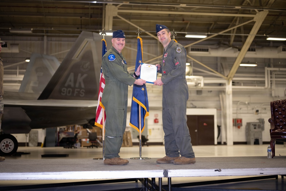 90th Fighter Squadron holds change of command