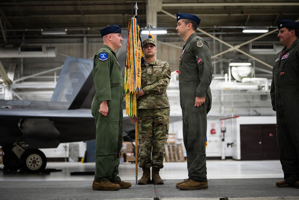 90th Fighter Squadron holds change of command