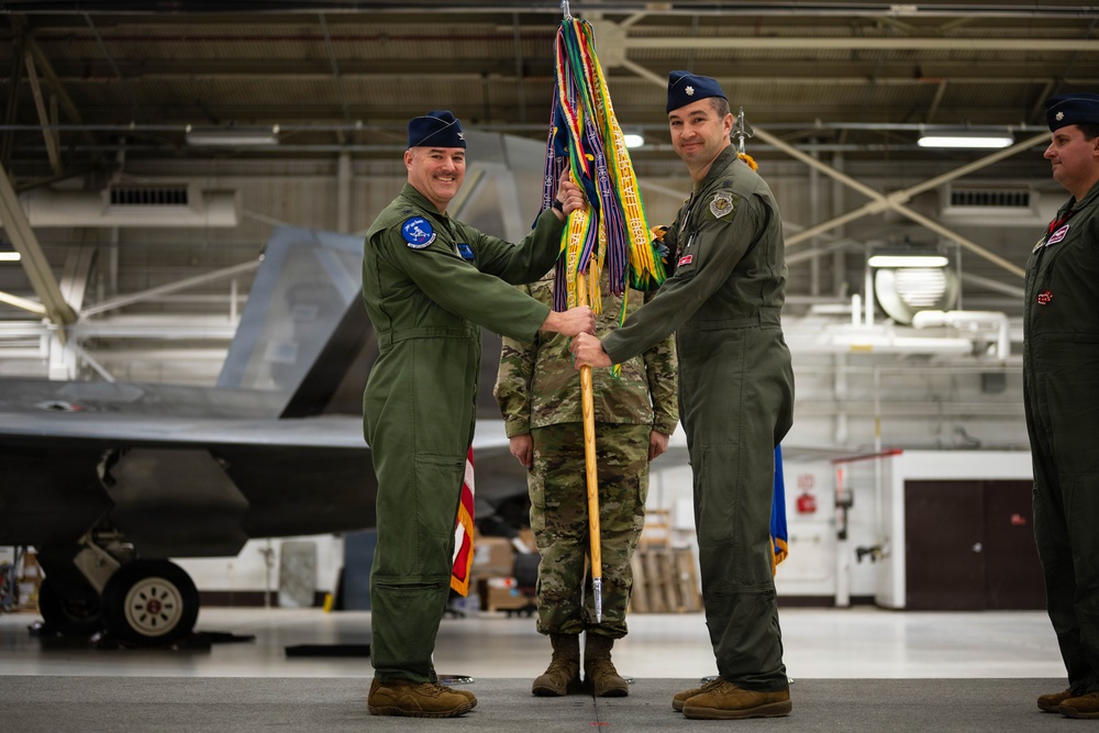 90th Fighter Squadron holds change of command