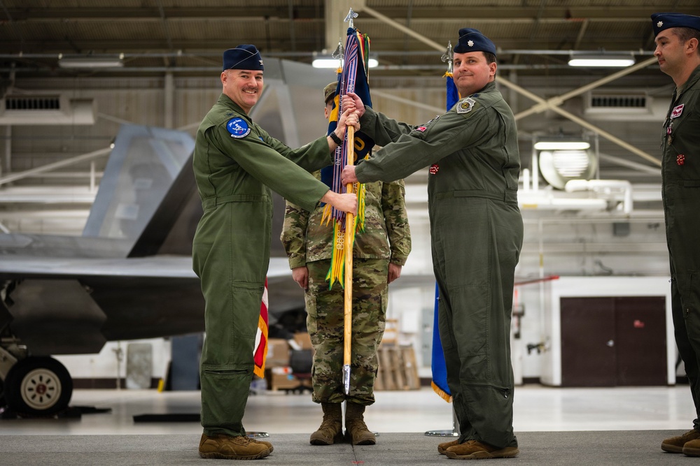 90th Fighter Squadron holds change of command