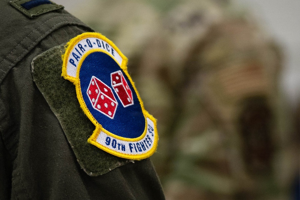 90th Fighter Squadron holds change of command