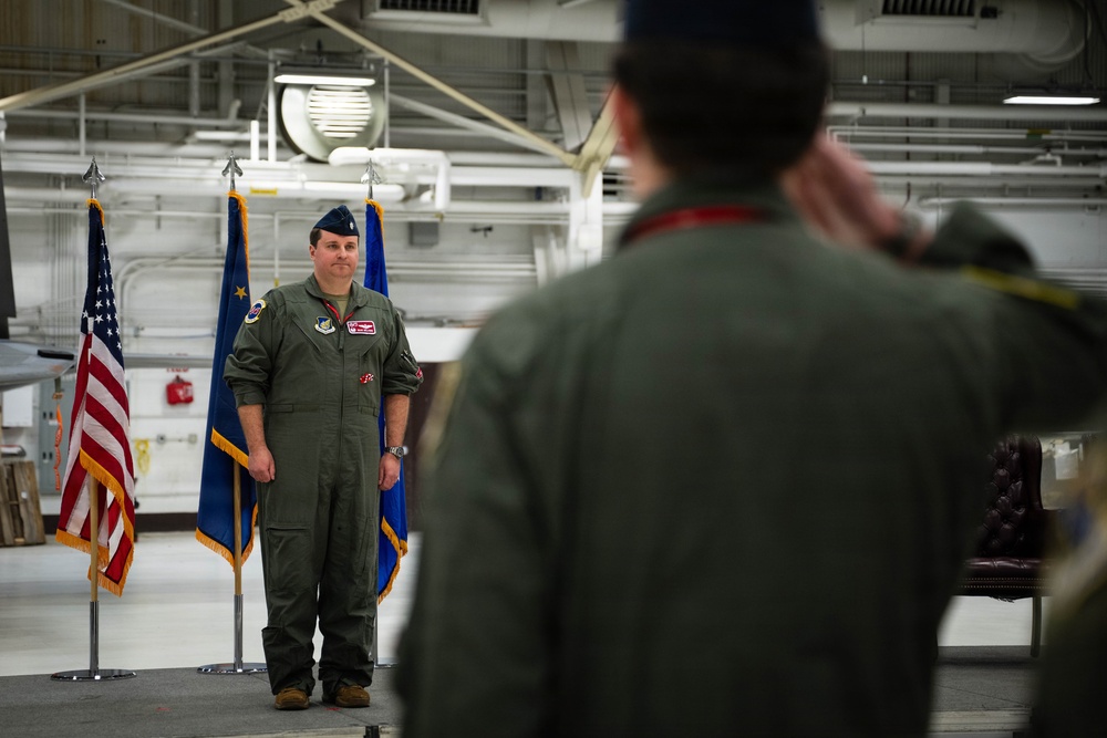 90th Fighter Squadron holds change of command