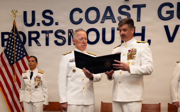 Coast Guard Atlantic Area holds change of command in Virginia
