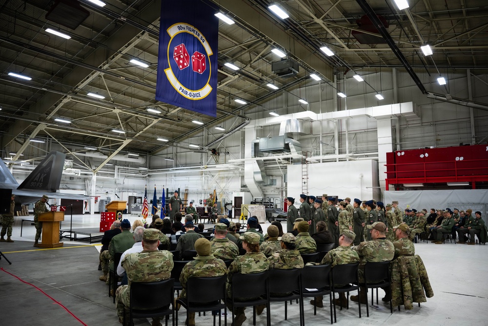 90th Fighter Squadron holds change of command