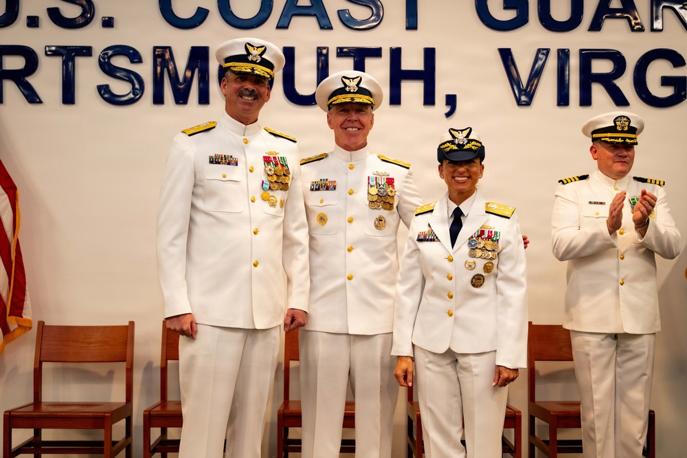 Coast Guard Atlantic Area holds change of command in Virginia