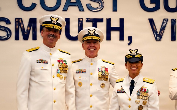 Coast Guard Atlantic Area holds change of command in Virginia