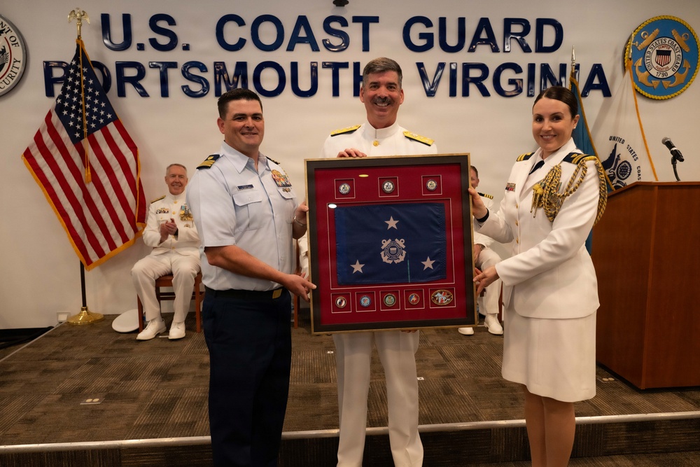 Coast Guard Atlantic Area holds change of command in Virginia