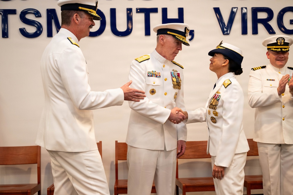 Coast Guard Atlantic Area holds change of command in Virginia