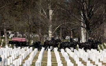 Full Military Funeral Honors with Escort were Conducted for U.S. Navy Capt. Walter Flowers in Section 68