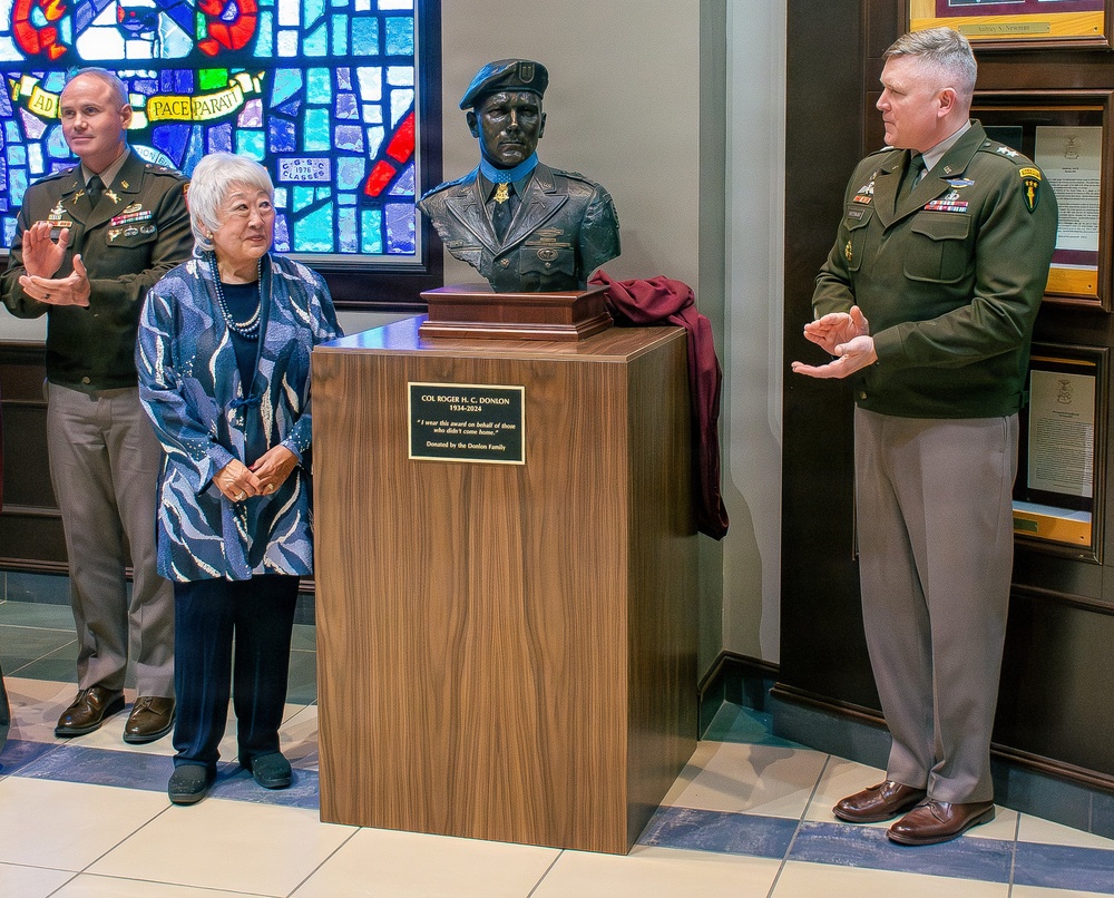 U.S. Army Command and General Staff College memorializes Vietnam-era Medal of Honor recipient, long-time college supporter on MOH Day