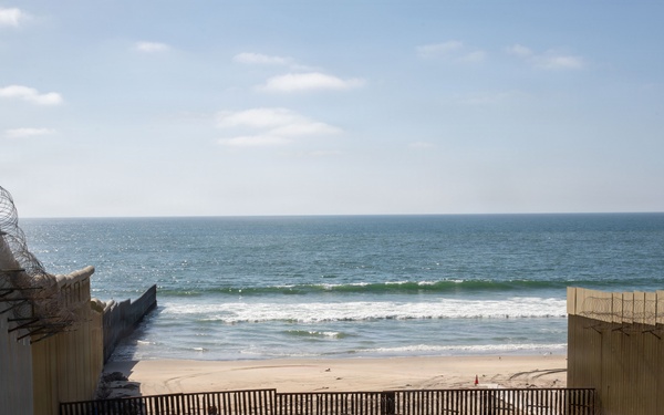 2nd Battalion, 1st Marines Patrols Along Imperial Beach