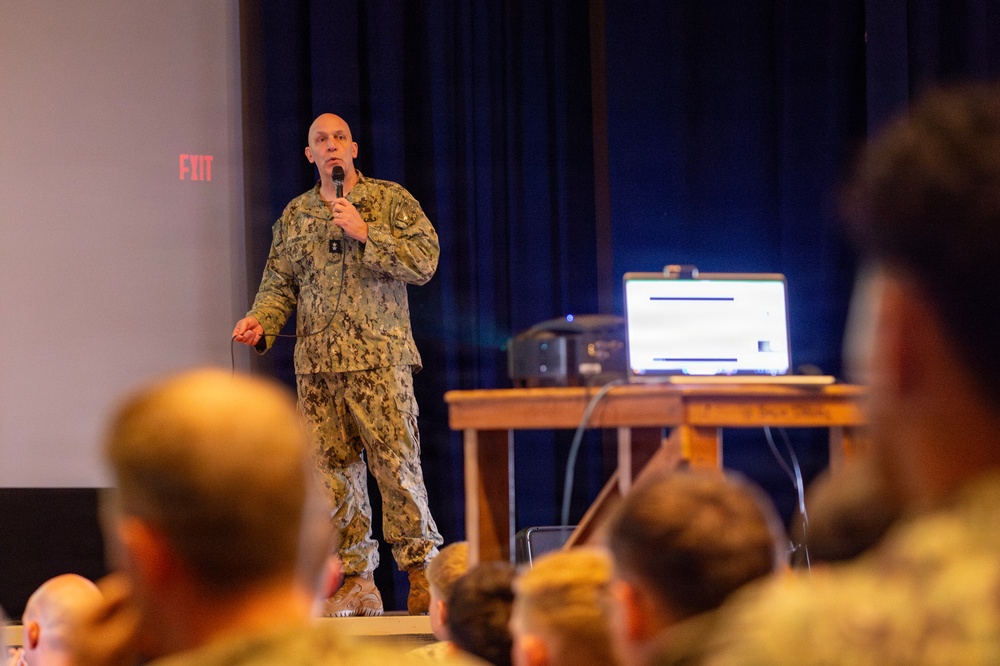 NECC Commander Rear Adm. Andros Visits NCG 1