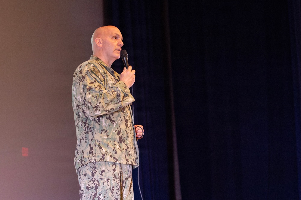 NECC Commander Rear Adm. Andros Visits NCG-1