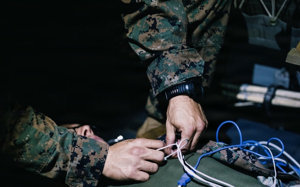 11th MEU Marines, Sailors conduct medical training aboard USS Portland