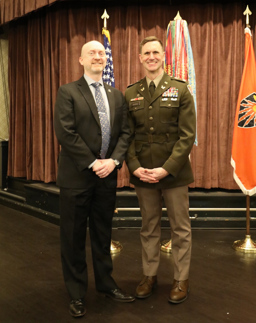 Lt. Col. Derek Eichholz Promoted to Lieutenant Colonel with 7th Signal Command Theater