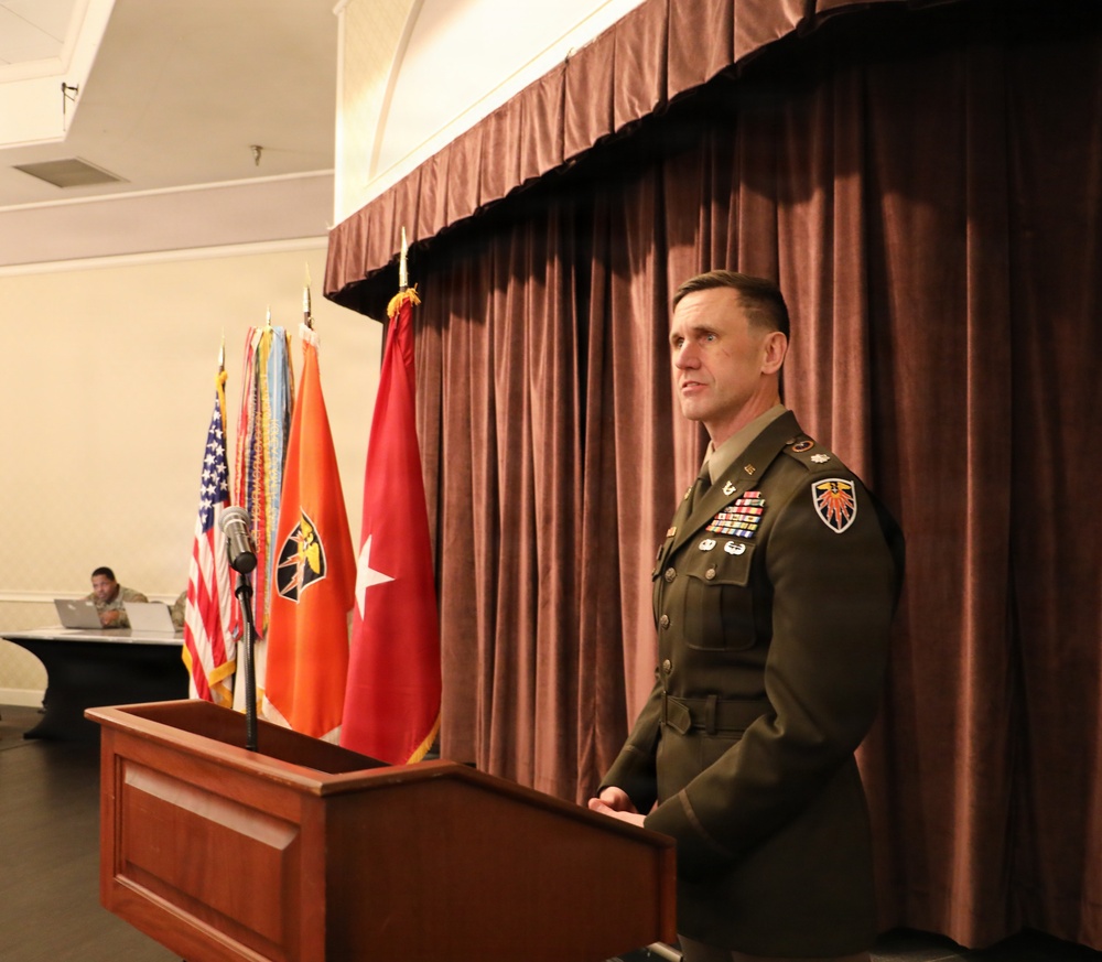 Lt. Col. Derek Eichholz Promoted to Lieutenant Colonel with 7th Signal Command Theater