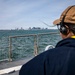 USS Harvey C. Barnum Jr. (DDG 124) Departs Boston