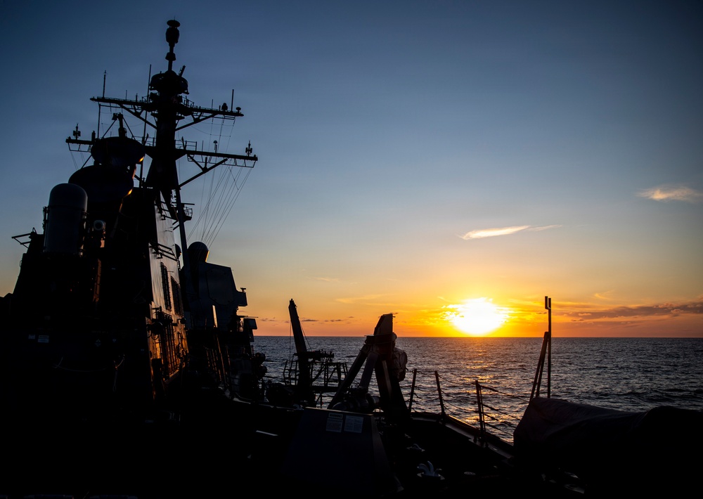 USS Harvey C. Barnum Jr. (DDG 124) Daily Operations Underway