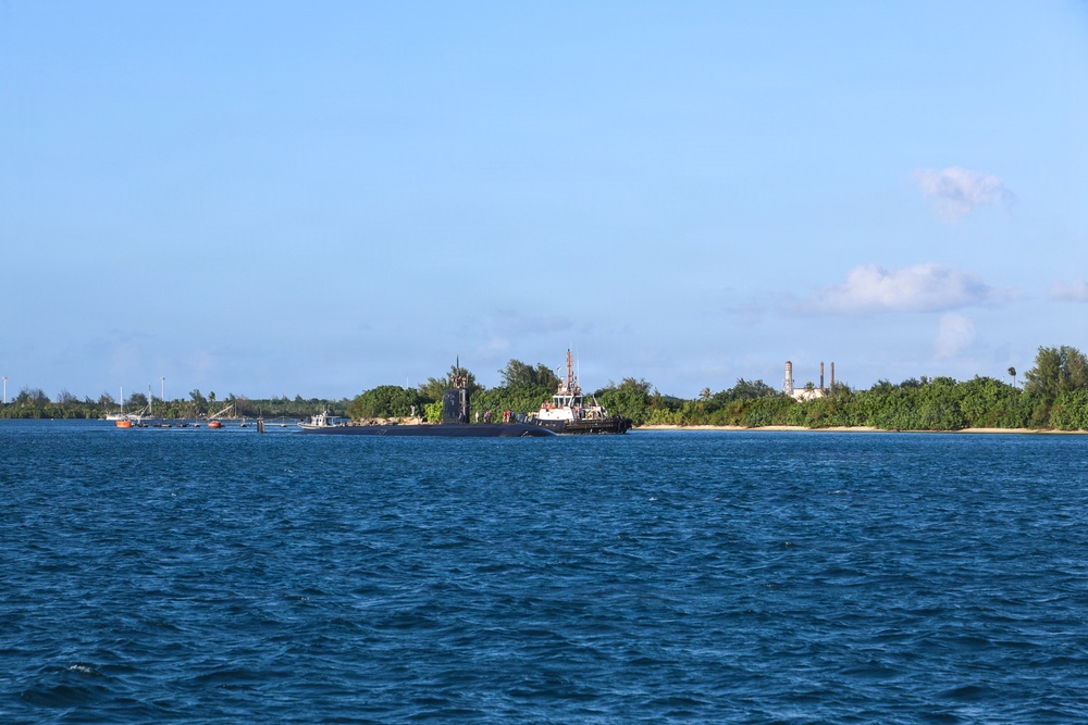 USS Annapolis returns to Naval Base Guam
