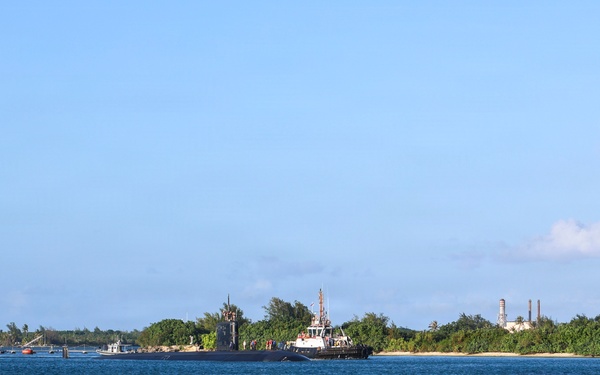 USS Annapolis returns to Naval Base Guam