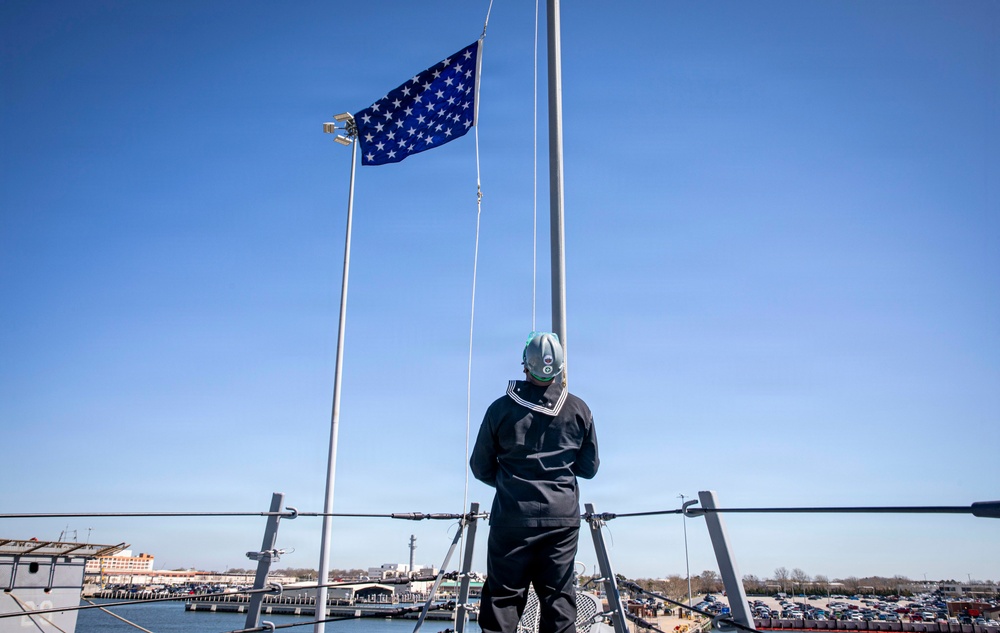 USS Harvey C. Barnum Jr. (DDG 124) Arrives at Naval Station Norfolk
